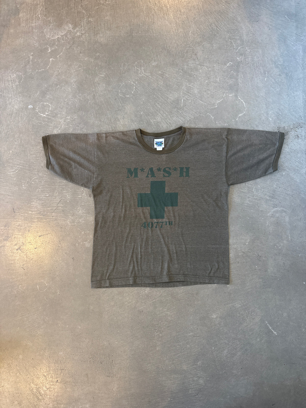 Vintage 90s M*A*S*H 4077th Promo Boxy Ringer Tee