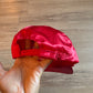 Vintage 80s Troop Red Satin LL Cool J Hip Hop Snapback Hat