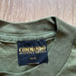 Vintage 1984 Youth Commando Military Design U.S. Army Fatigue Olive Green Tee