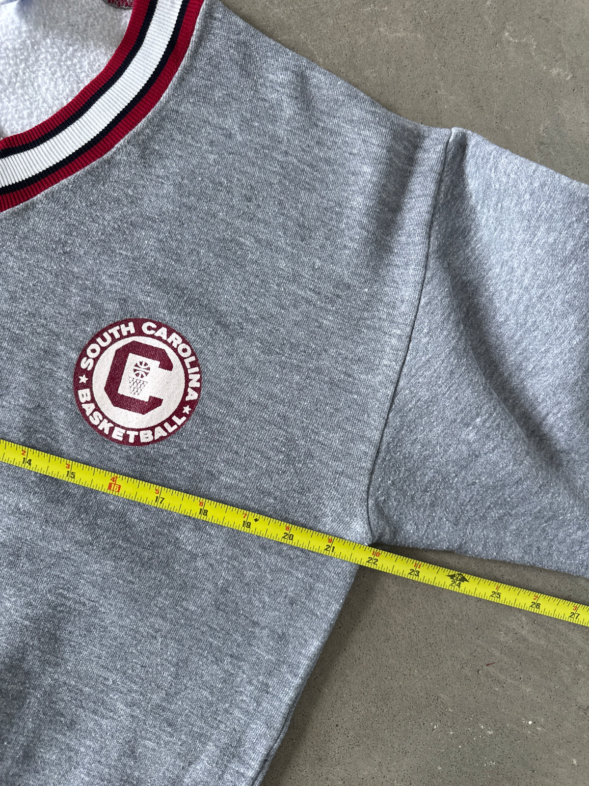 Vintage 90s University Of South Carolina Gamecock Basketball Sweatshirt