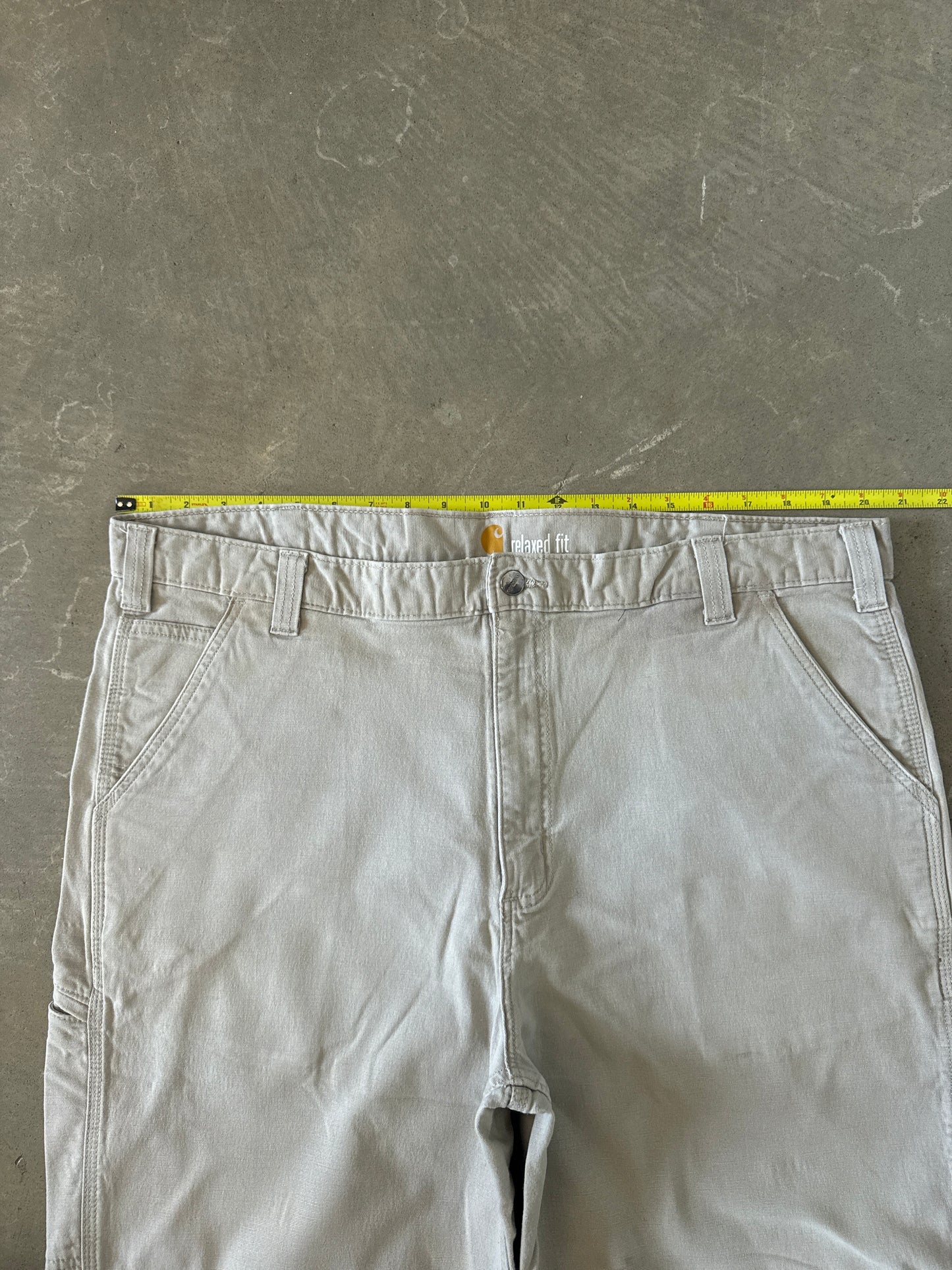 Carhartt Relaxed Fit Light Tan Carpenter Shorts