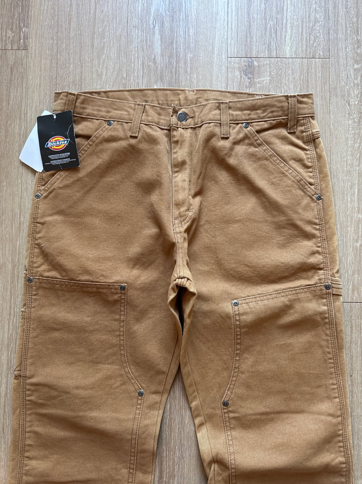 Dickies Dark Tan Relaxed Straight Double Knee Carpenter Pants
