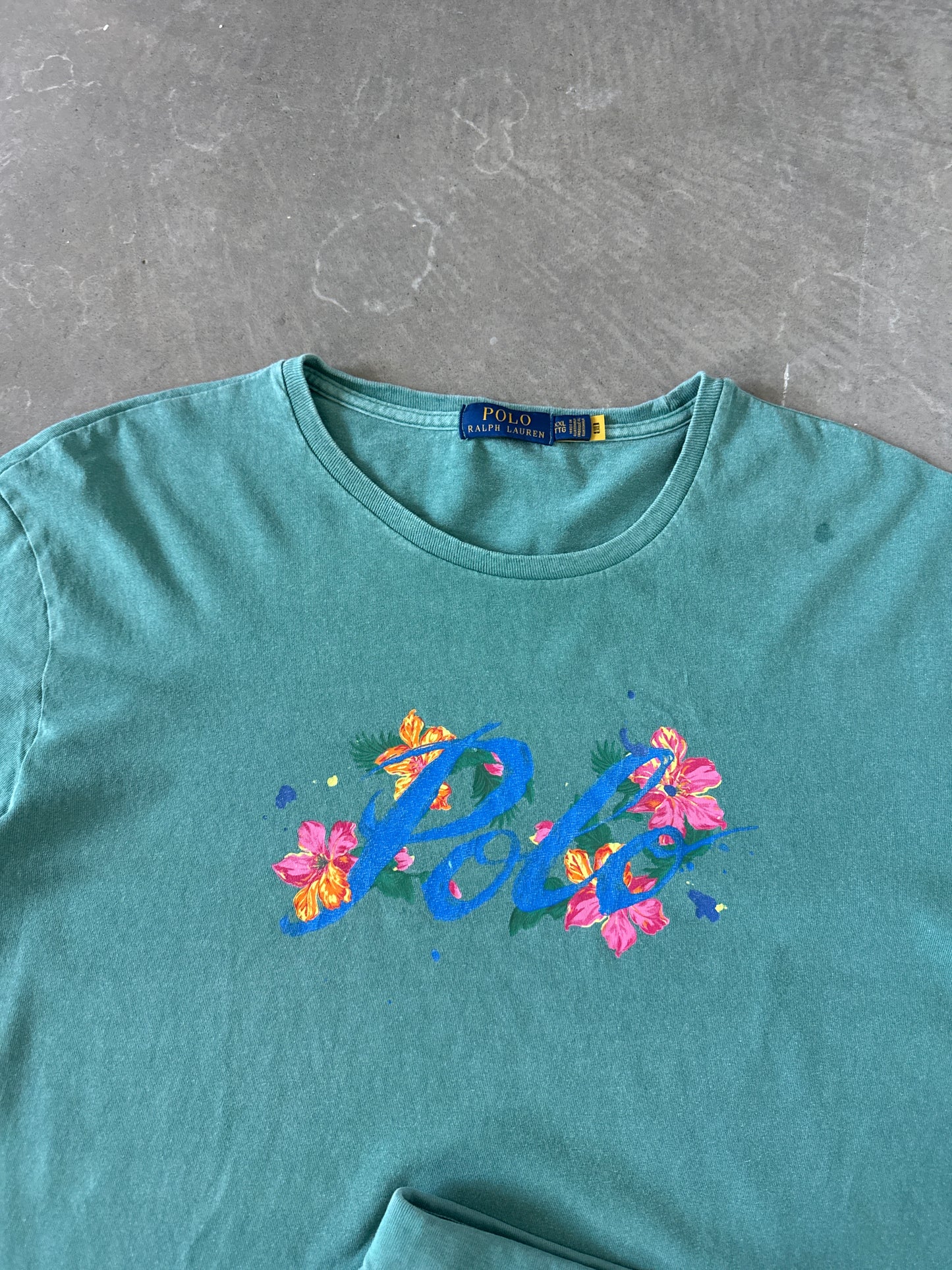 Polo Ralph Lauren Tropical Floral Tee Sweat Shorts Set
