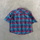 Vintage OP Ocean Pacific Plaid Flannel Cut Off Shirt