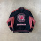 Vintage 90s University Of South Carolina Gamecocks Suede Leather Varsity Jacket