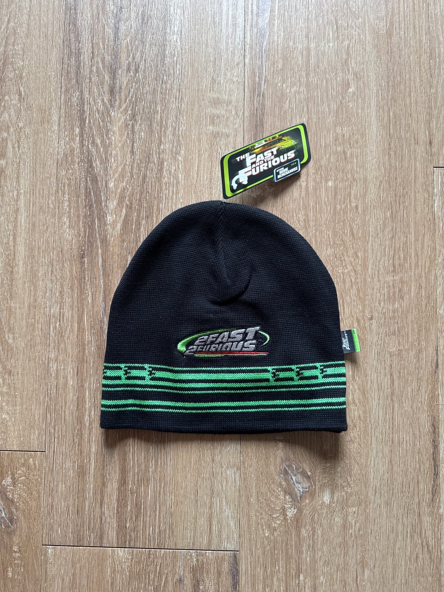 The Fast And The Furious 2 Fast 2 Furios Knit Green Beanie Hat