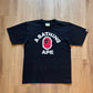 A Bathing Ape Bape Brush College Tee