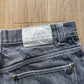 Vintage Y2K Loco Streetwear Faded Grey Denim Jean Jort Shorts