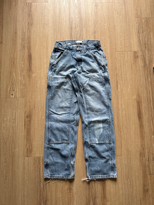 Vintage Carhartt Blue Denim Double Knee Pants