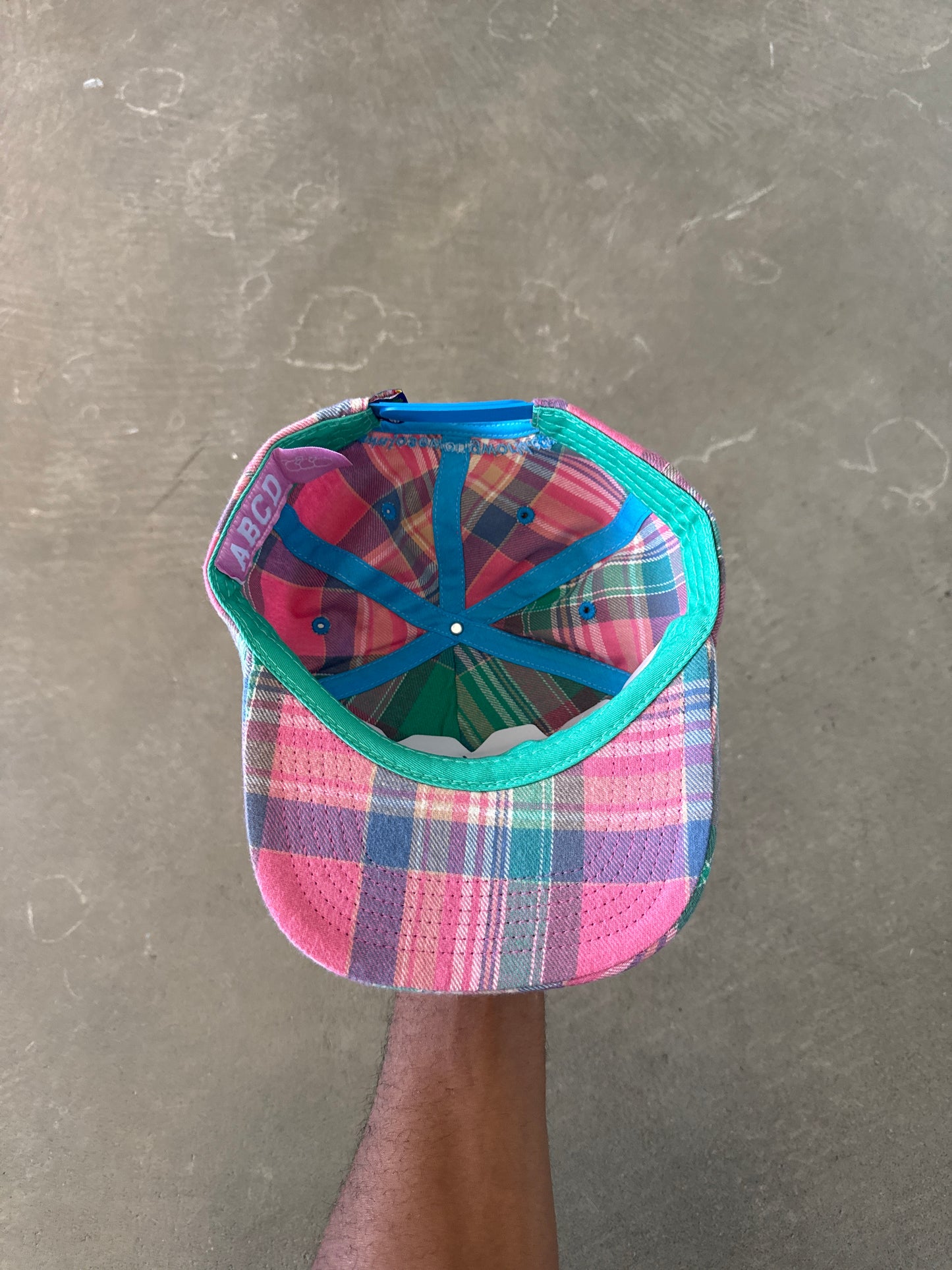 Jose Wong World ABCD Plaid Snapback Hat