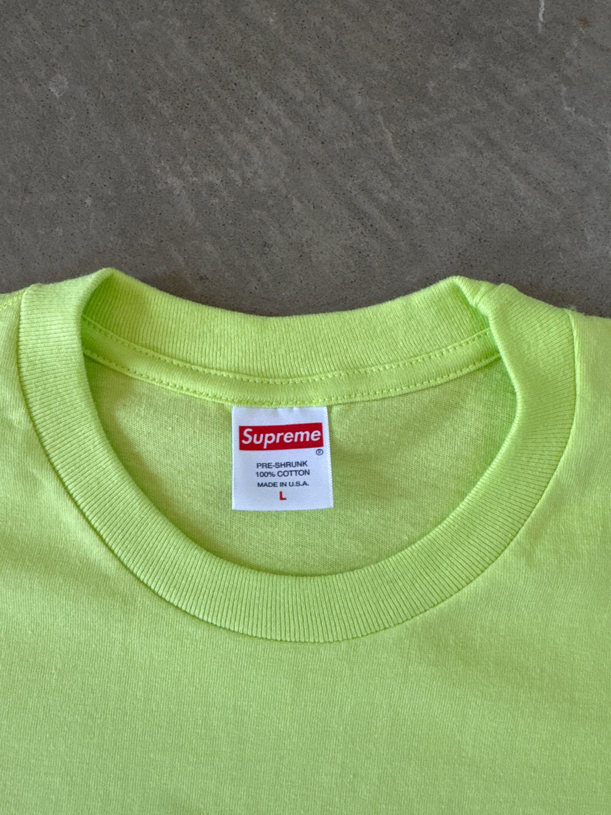 Supreme Riders Neon Green Tee (SS19)