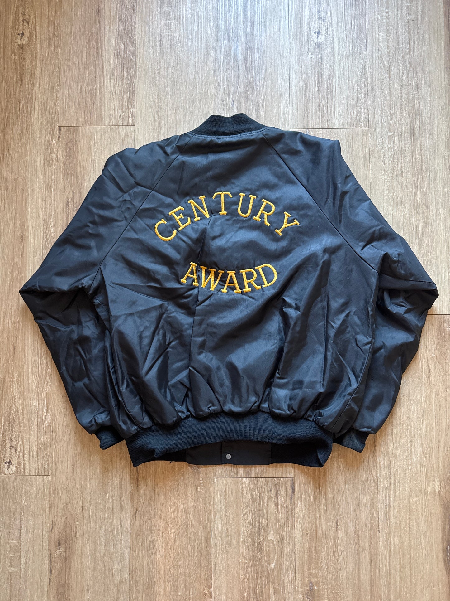 Vintage Hartwell Sports Royal Z Lanes Columbia South Carolina Bowling Century Award Varsity Jacket