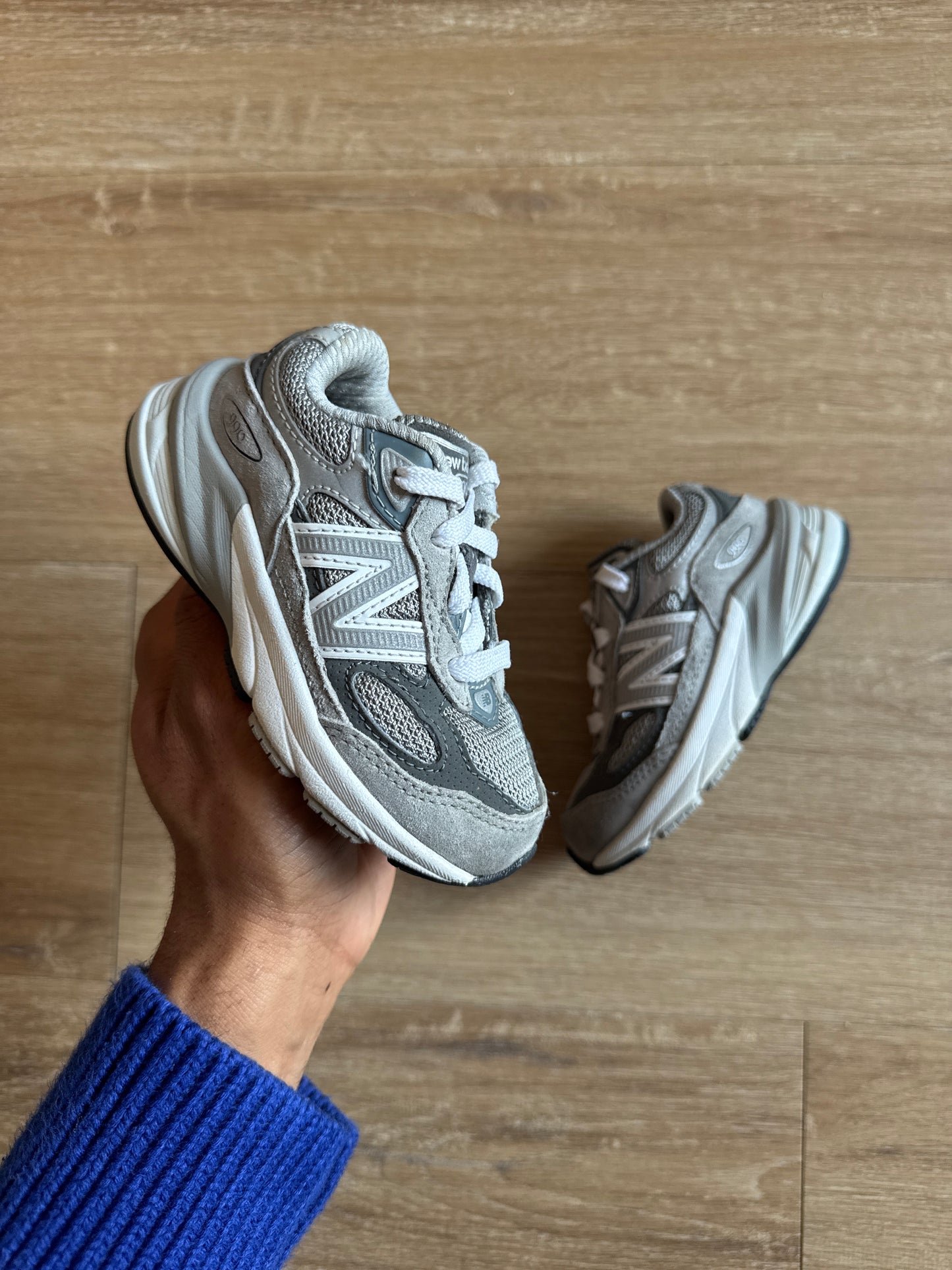 New Balance 990v6 Grey Silver Toddler