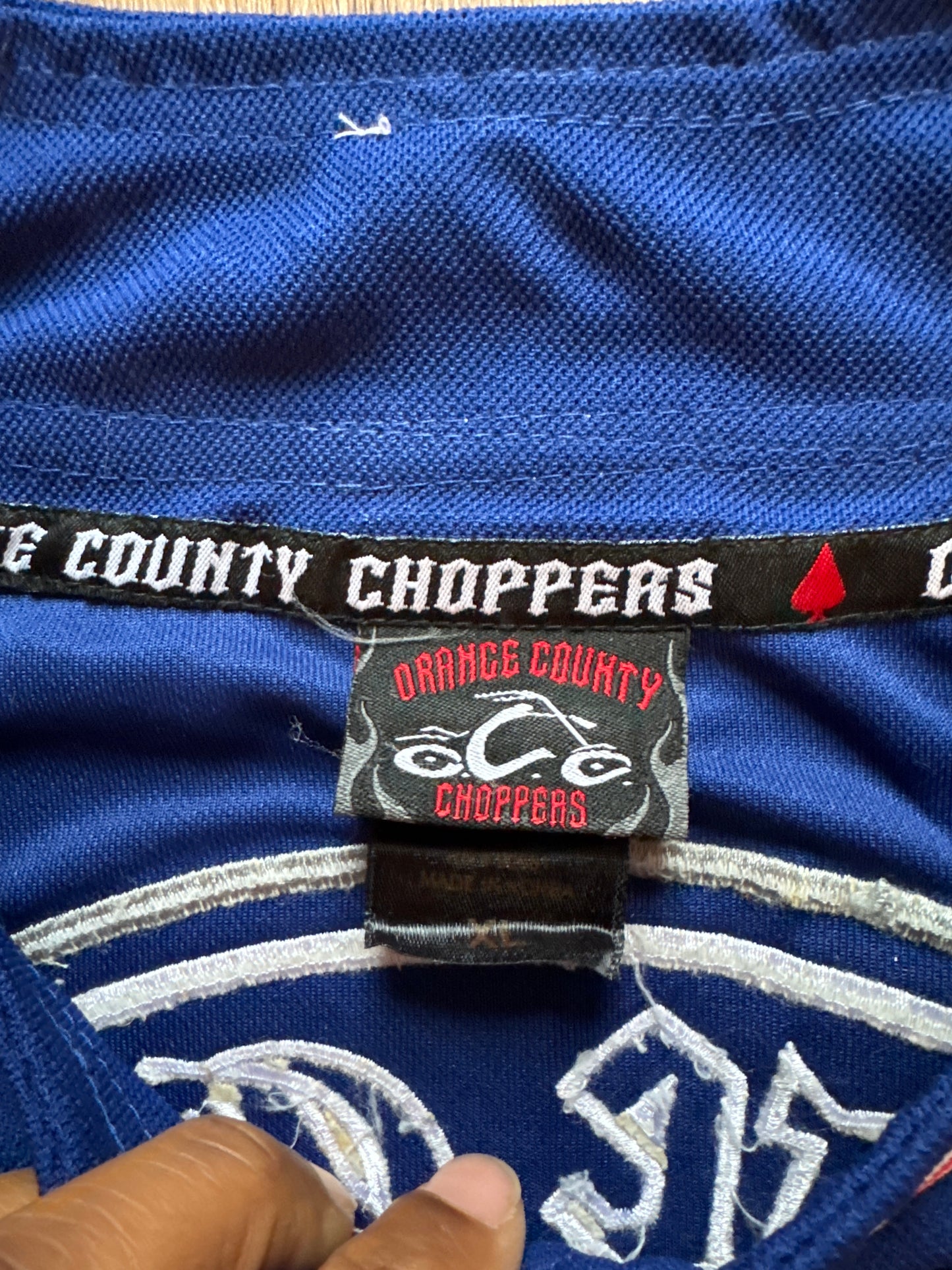 Vintage Orange County Choppers Baseball Jersey