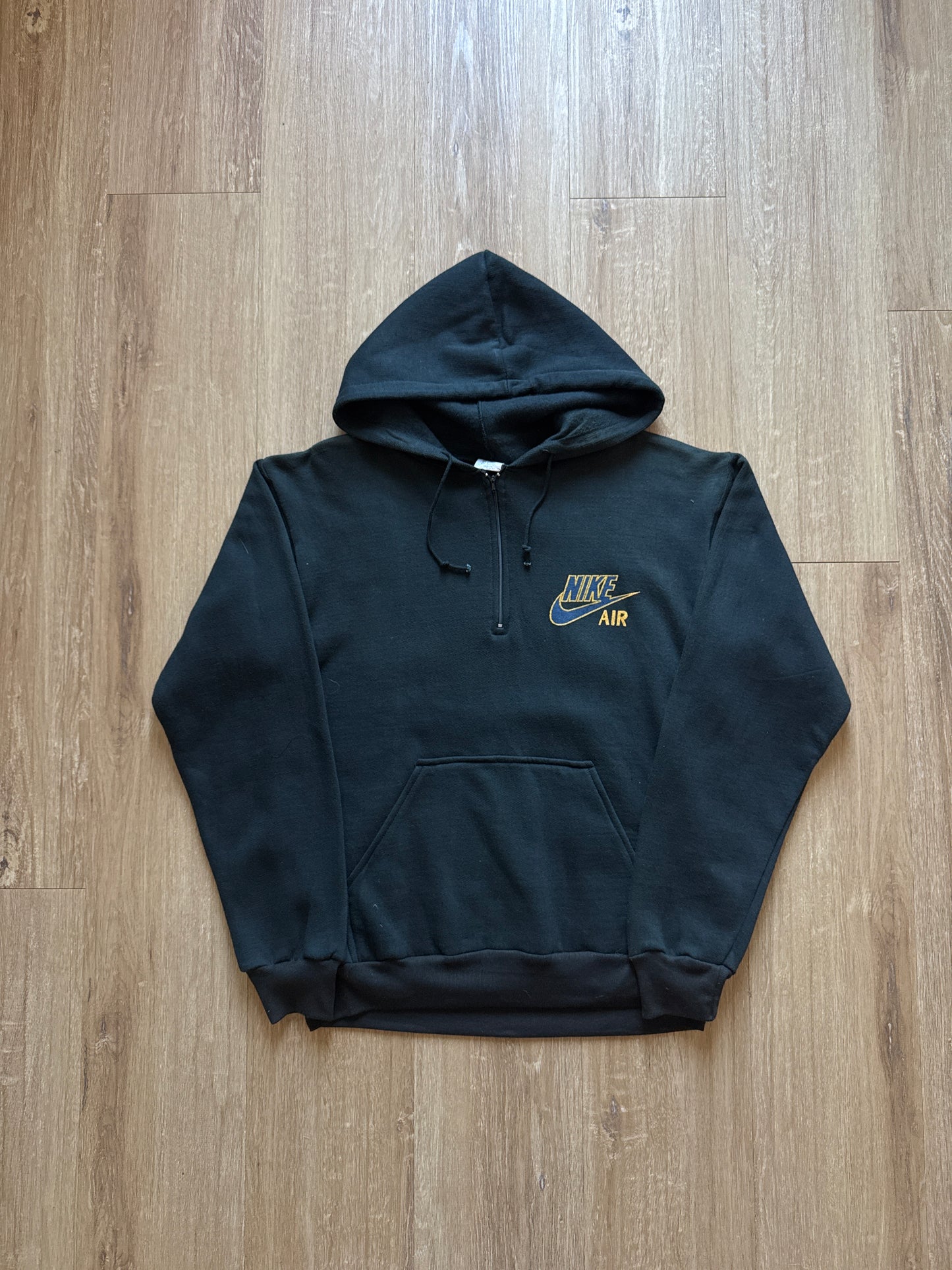 Vintage 80s Nike Greatest Revolution In Movement Quarter Zip Hoodie