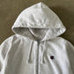 Vintage Champion Reverse Weave Heather Grey Hooded Zip Up