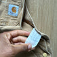 Vintage Carhartt Tan Double Knee Overall Pants
