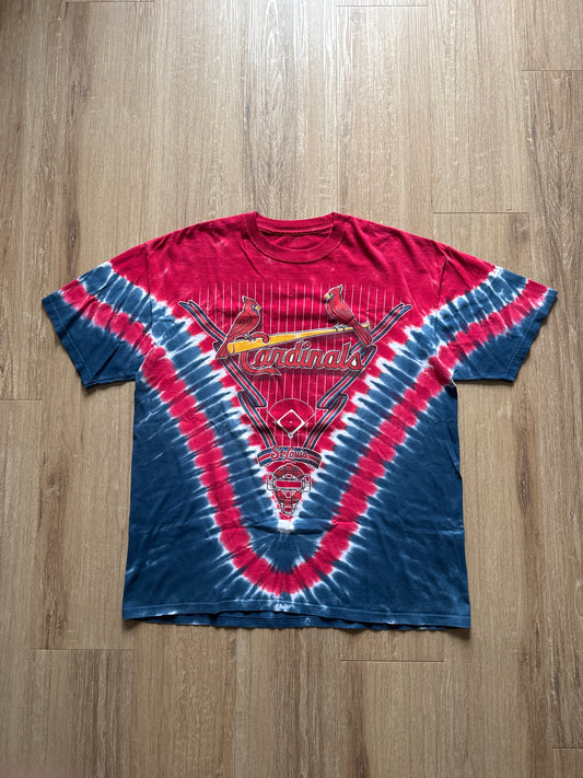 Liquid Blue St. louis Cardinals Tue Due Tee