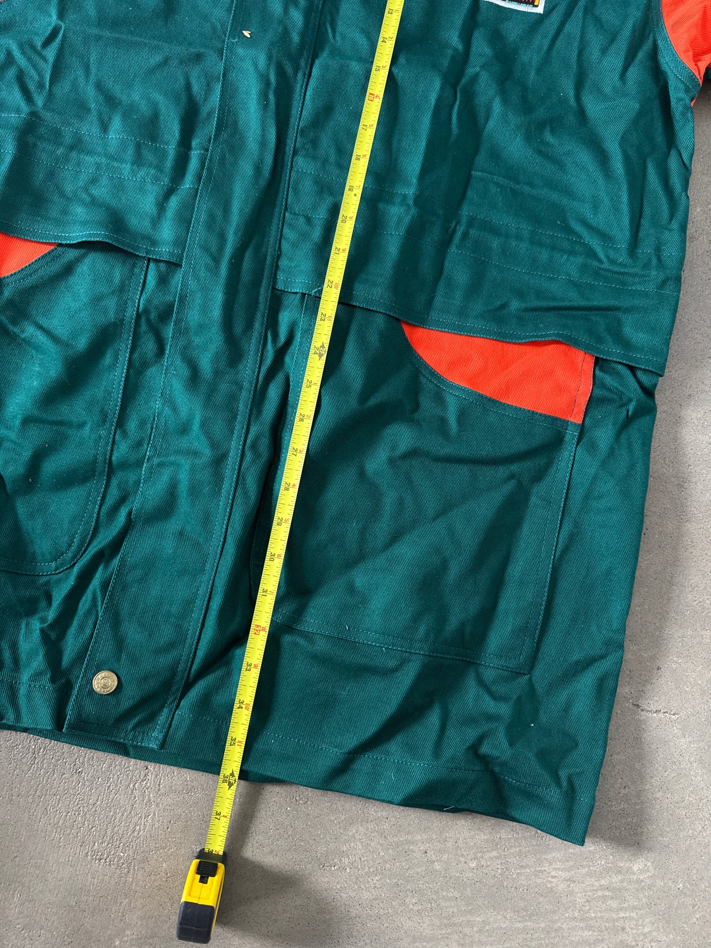 Vintage 90s University Of Miami Hurricanes Long Parka Stadium Coat Jacket