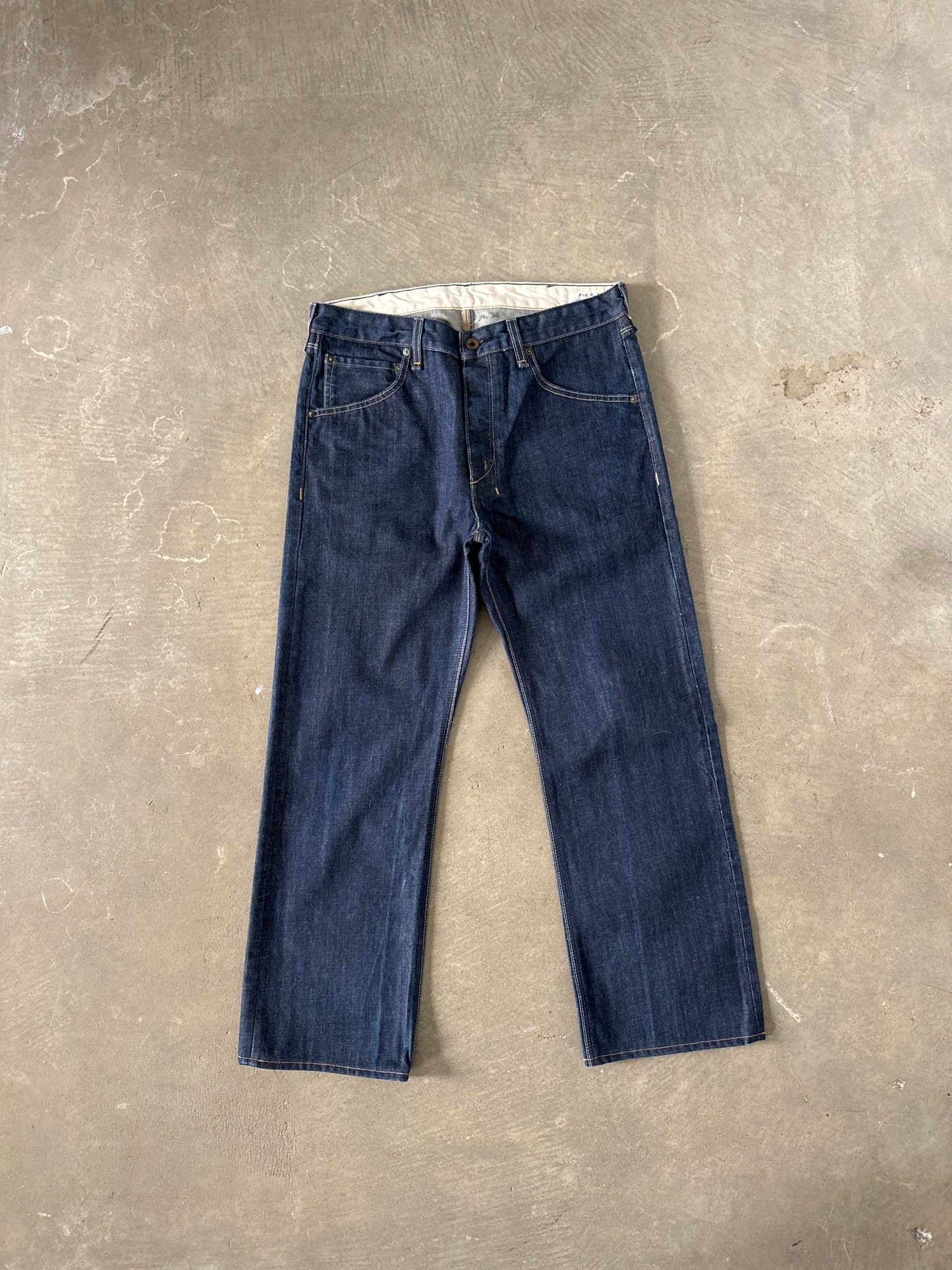 Rag Bone Straight Button Fly Denim Jeans