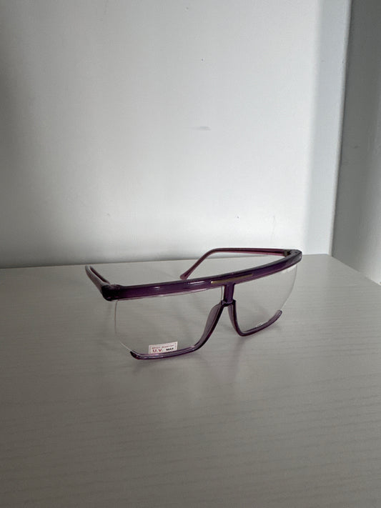 Vintage 90s Crozel Hip Hip Style Purple Glasses