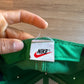 Vintage 90s Nike Logo Teal Elastic Fitted Hat