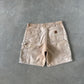 Vintage Carhartt Distressed Tan Carpenter Shorts