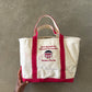 Vintage L.L. Bean Red Canvas Boat & Tote Bag