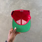 Vintage 90s Nike Logo Red Elastic Fitted Hat