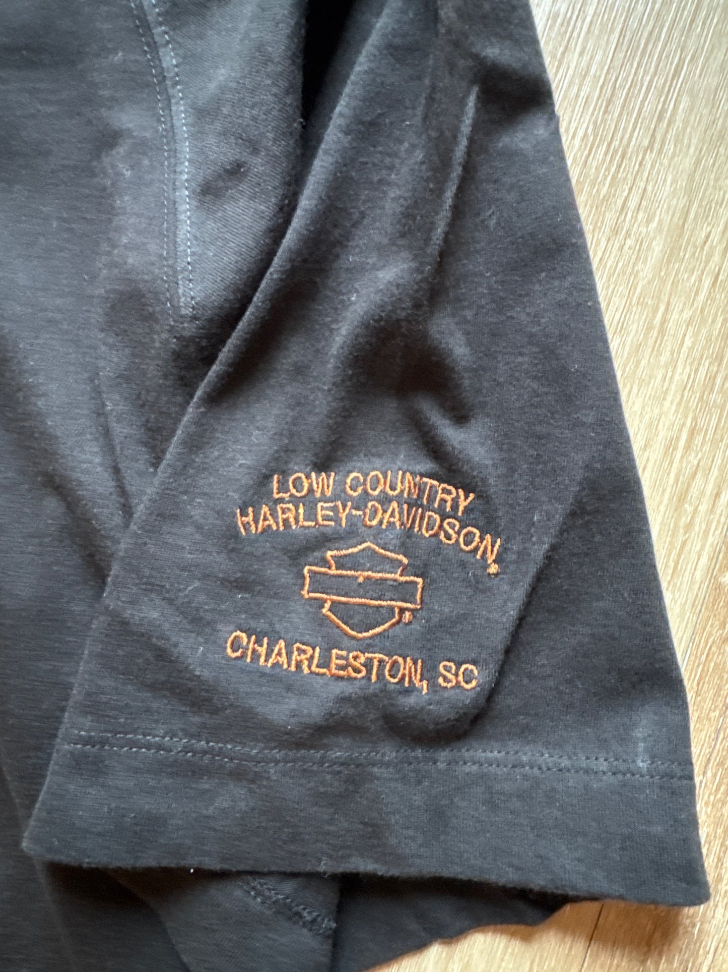 Vintage Harley Davidson Charleston South Carolina Baseball Jersey