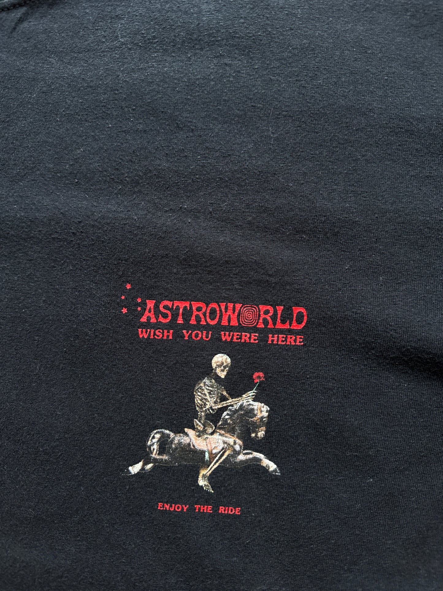 Travis Scott Astroworld Wish You Were Here Enjoy The Ride Tee