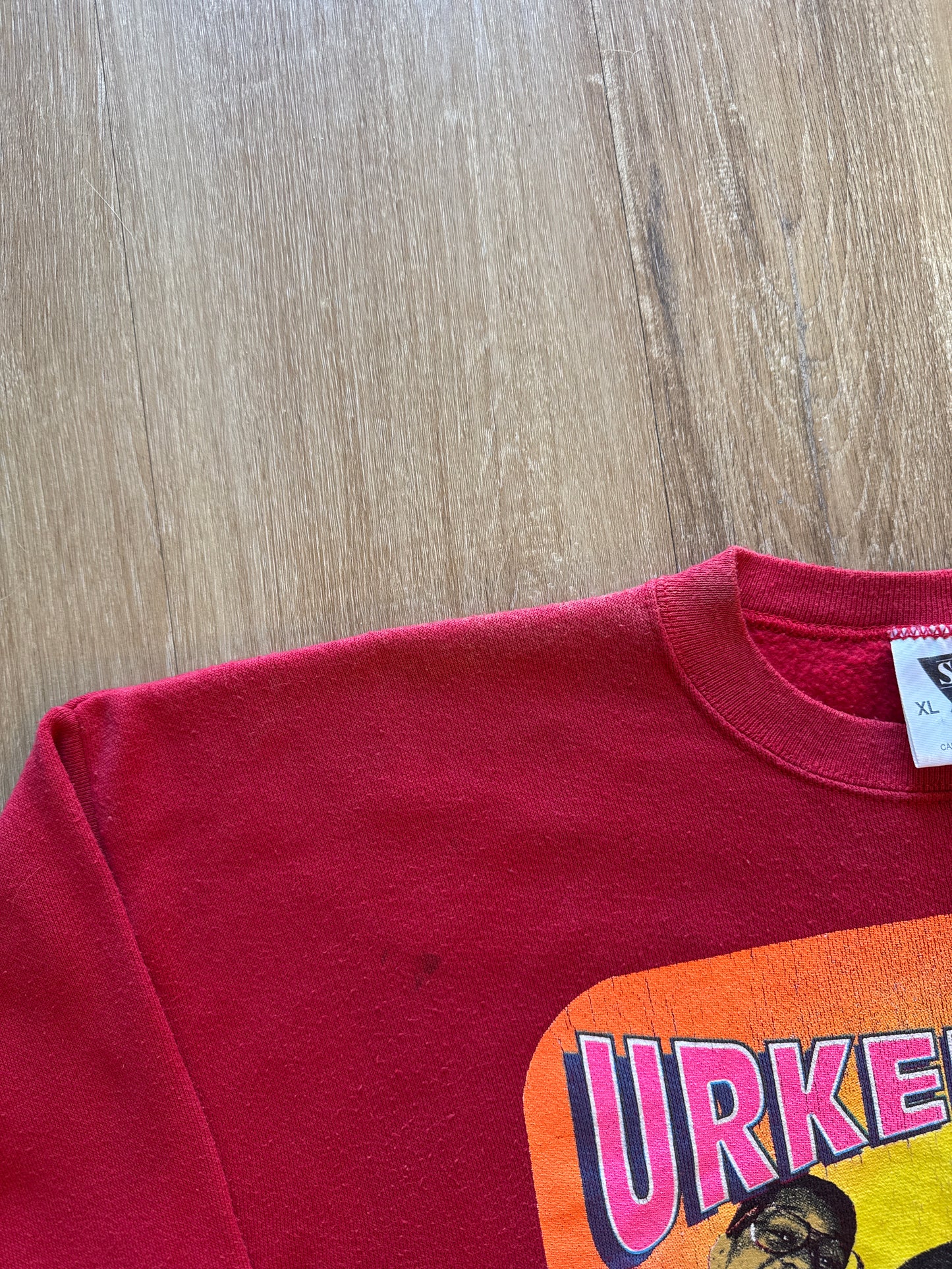 Vintage 1991 Steve Urkel UrkelVision Family Matters TV Show Sweatshirt