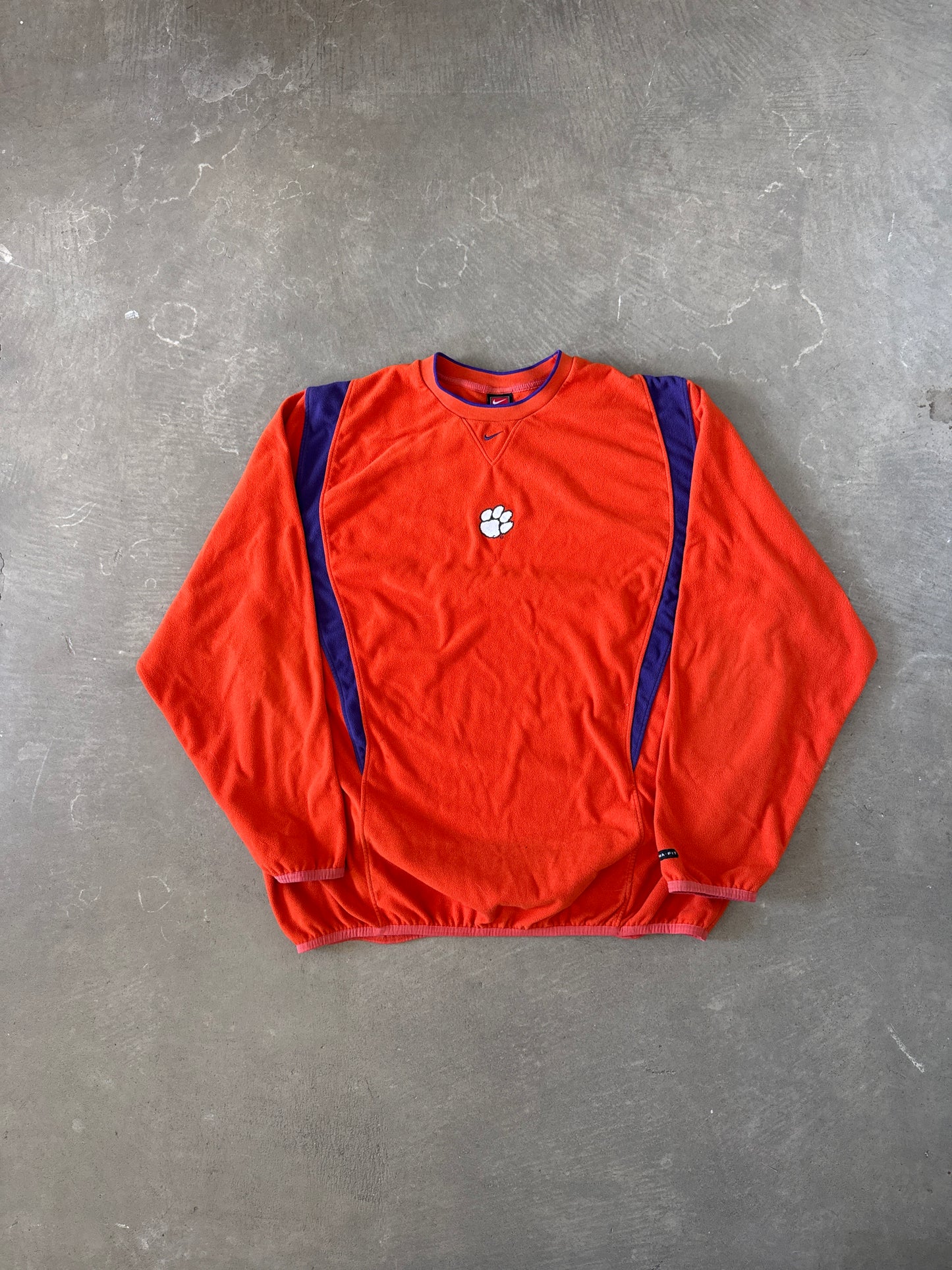 Vintage Nike Clemson University Tigers Fleece Pullover