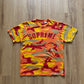 Supreme Intarsia Camo S/S Orange Camo Tee