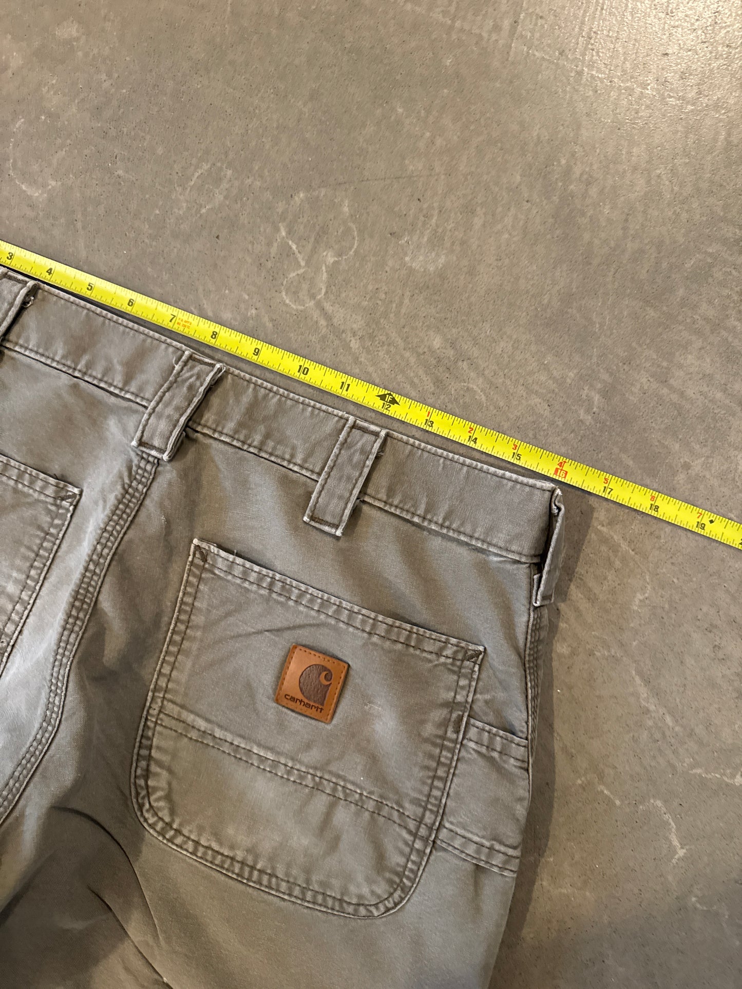 Carhartt Original Dungaree Fit Dark Tan Carpenter Pants