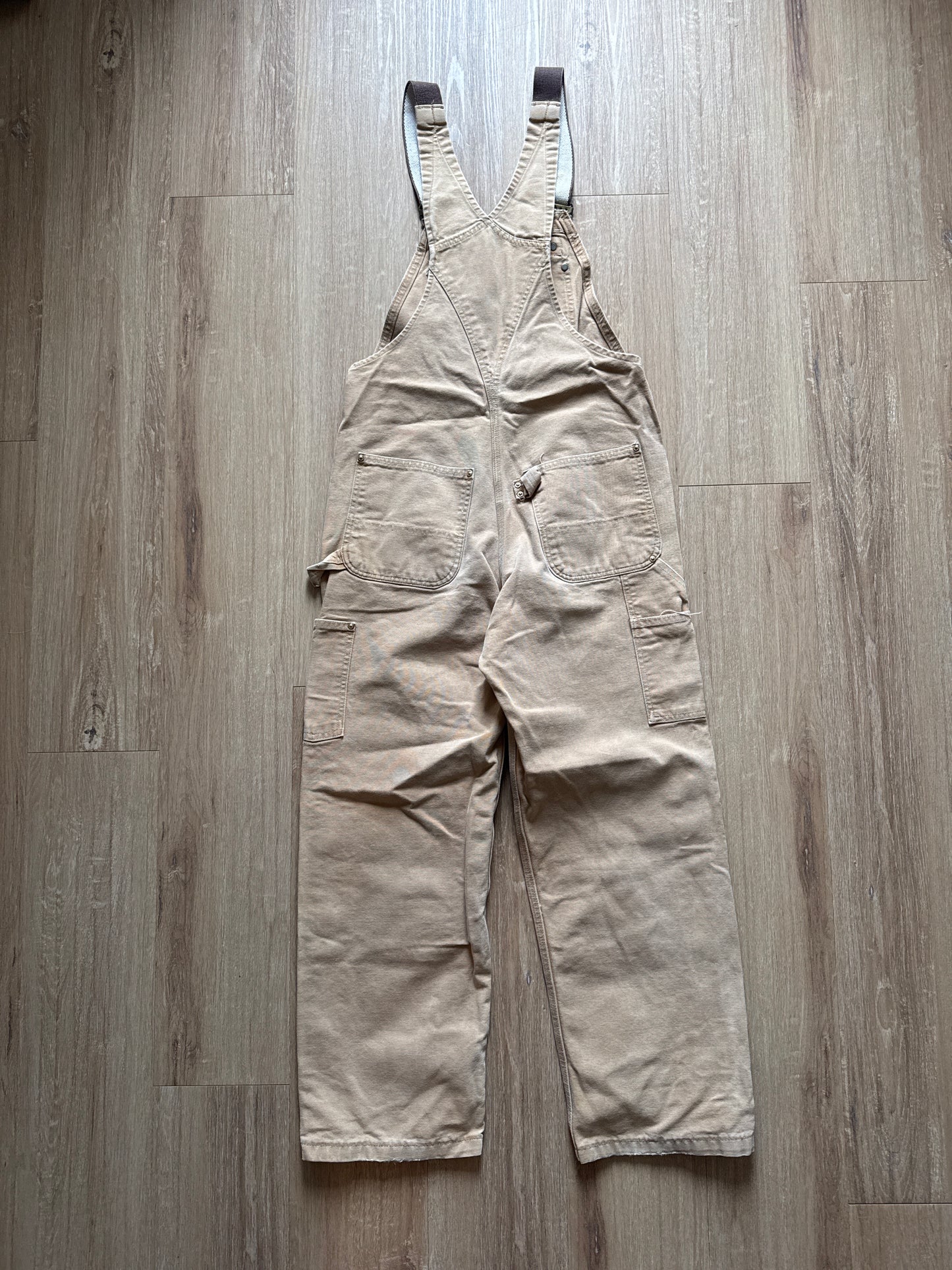 Vintage Carhartt Tan Double Knee Overall Pants