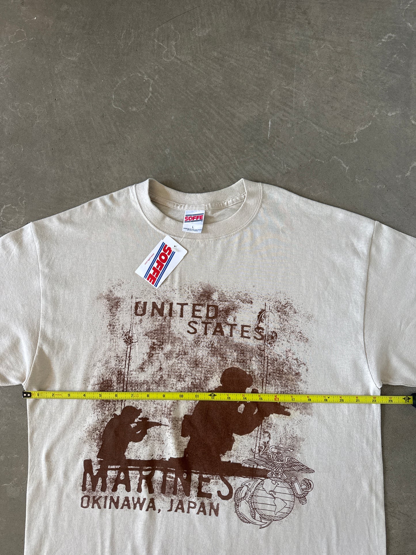 Vintage Soffe United States Marines Okinawa Japan Tee
