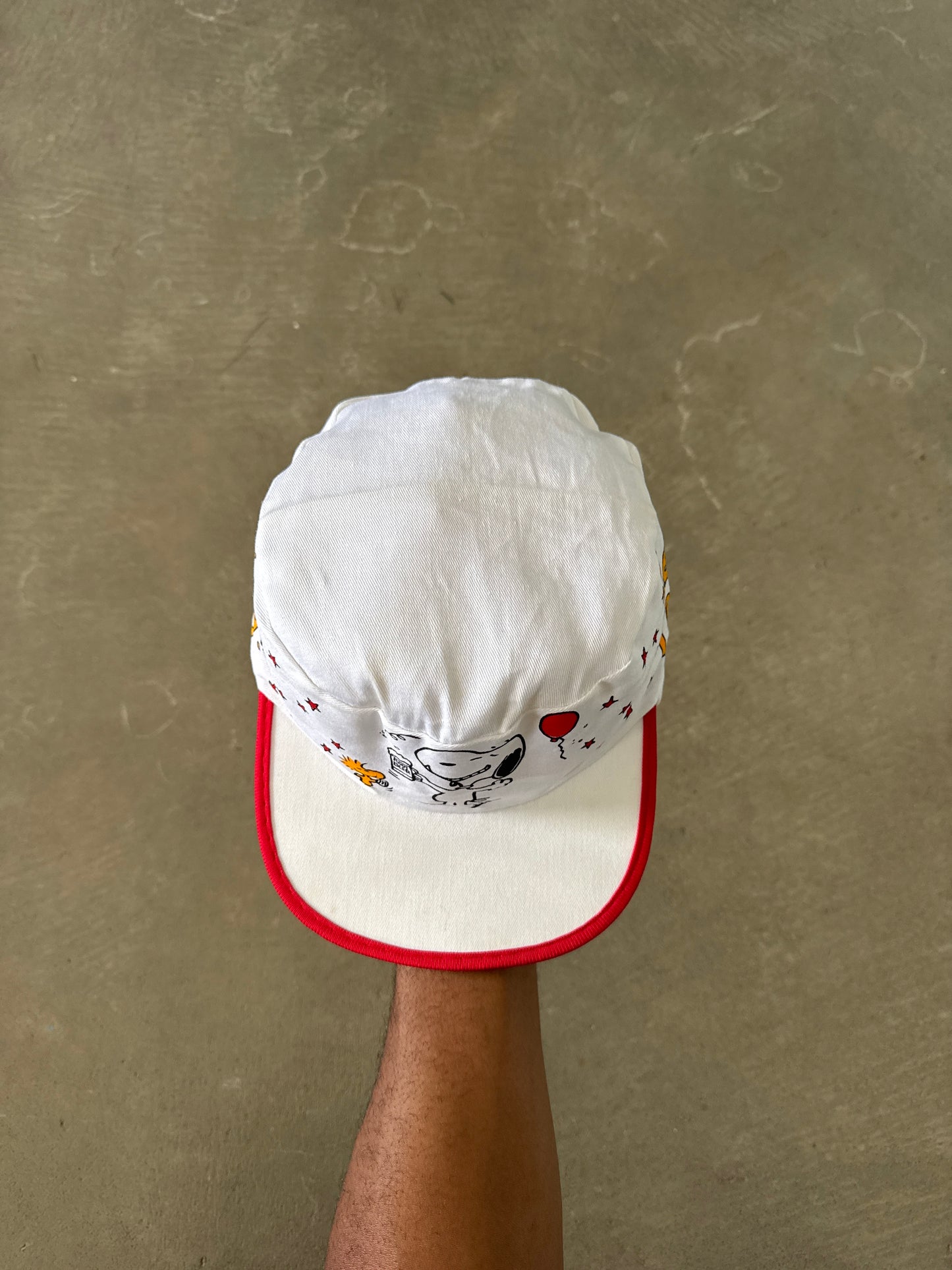 Vintage 90s Peanut Snoopy Let’s Party Painters Elastics Hat