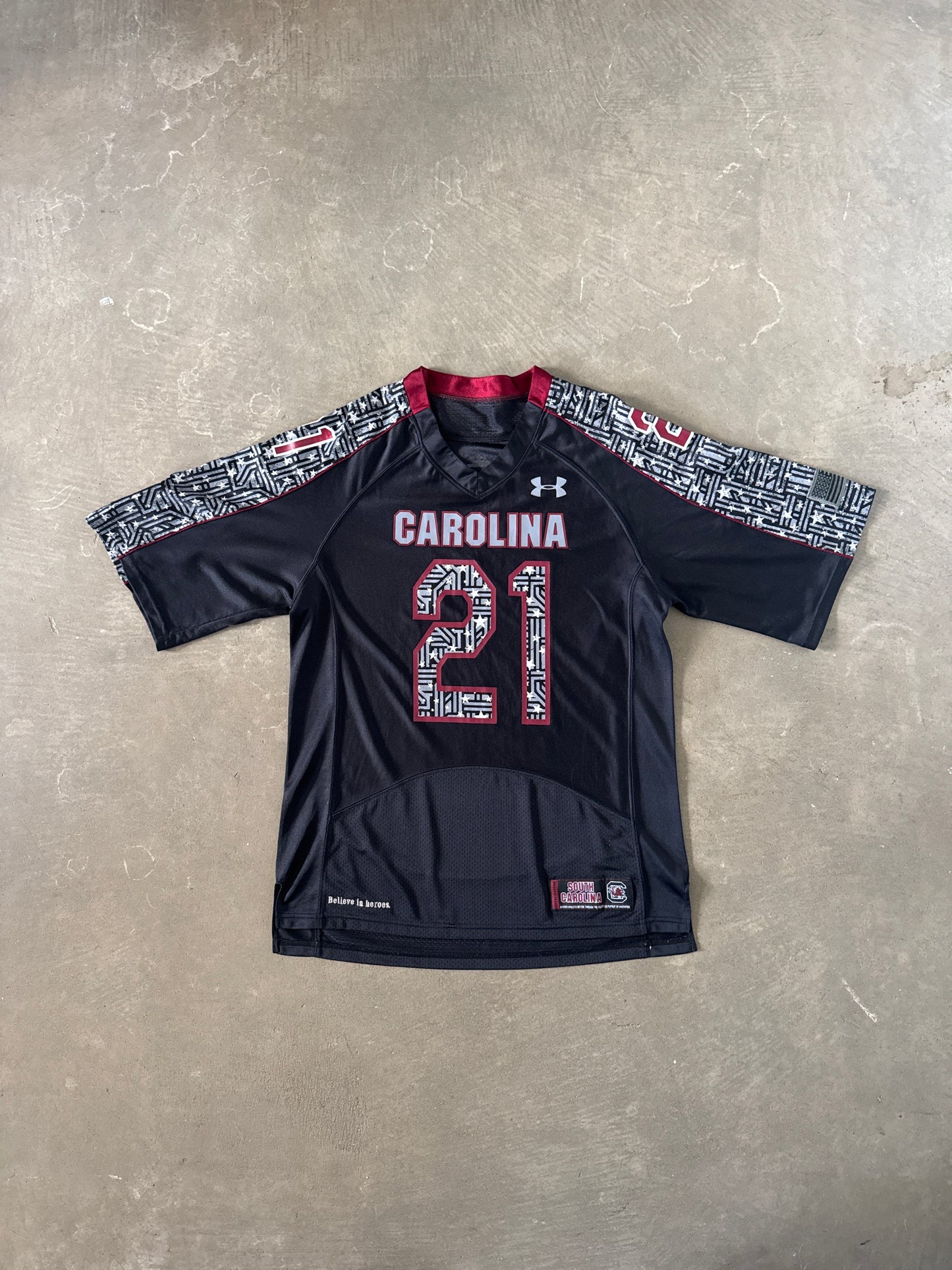 Under Armour University Of South Carolina Gamecocks Wounded Warrior Project Football Jersey