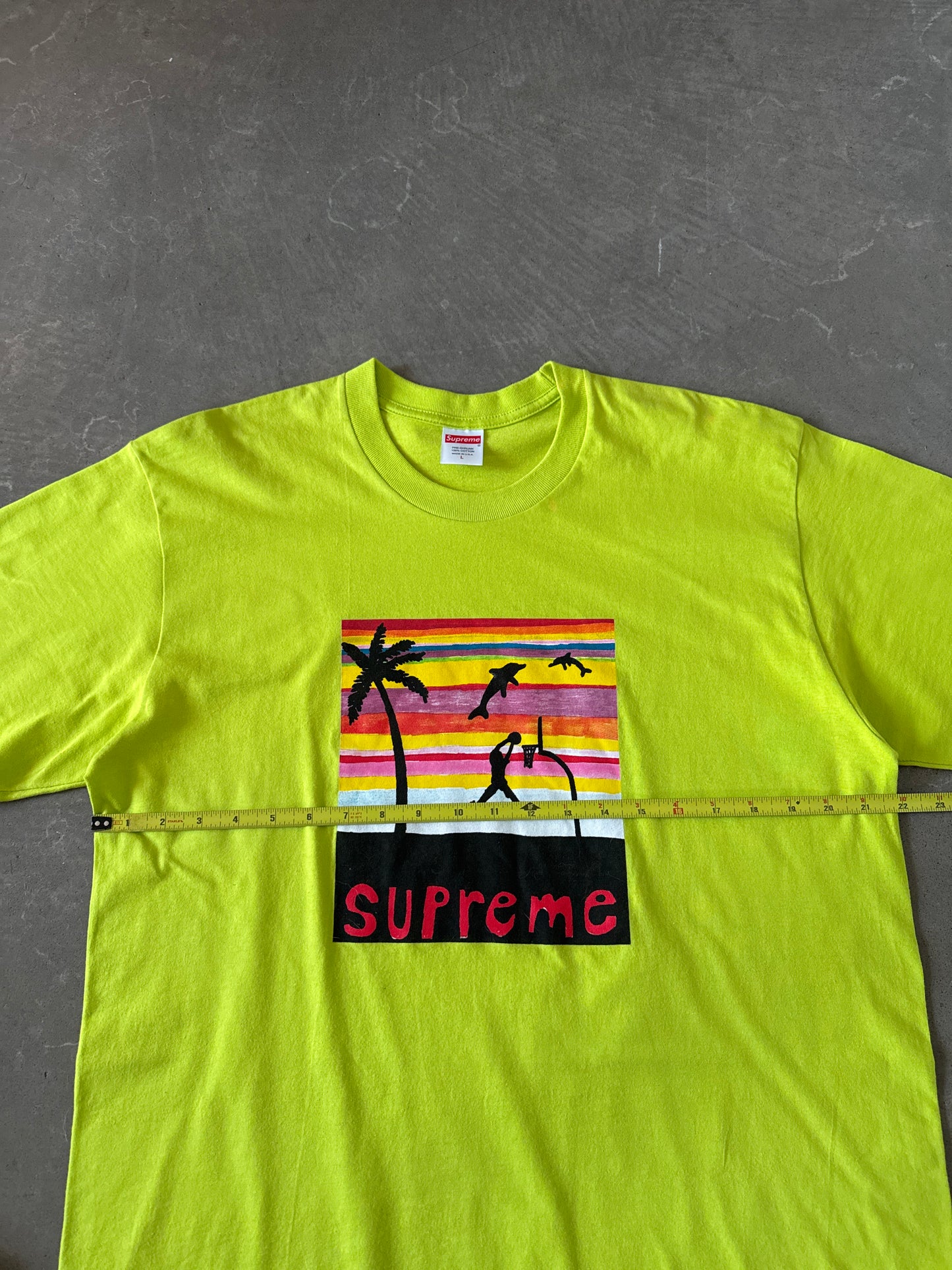 Supreme Dunk Bright Green Tee