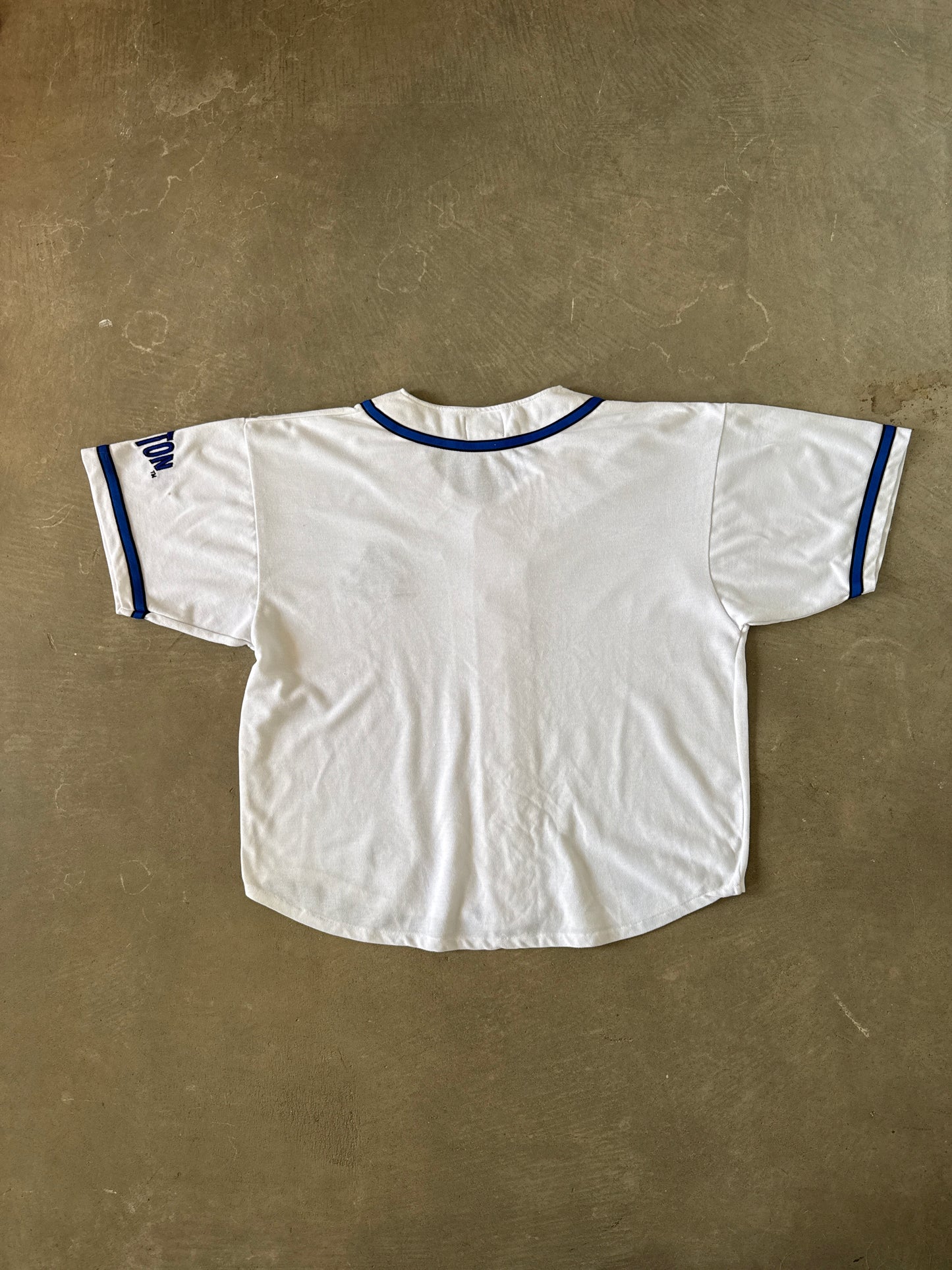 Vintage 90s Hampton University Pete The Pirate Embroidered Baseball Jersey