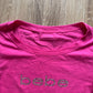 Y2K Women’s Bebe Bedazzled Logo Pink Tee