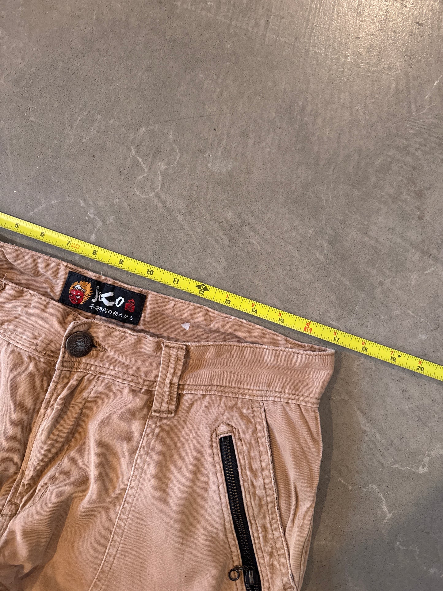 Vintage Master Jizo Bosatsu Utility Cargo Pants