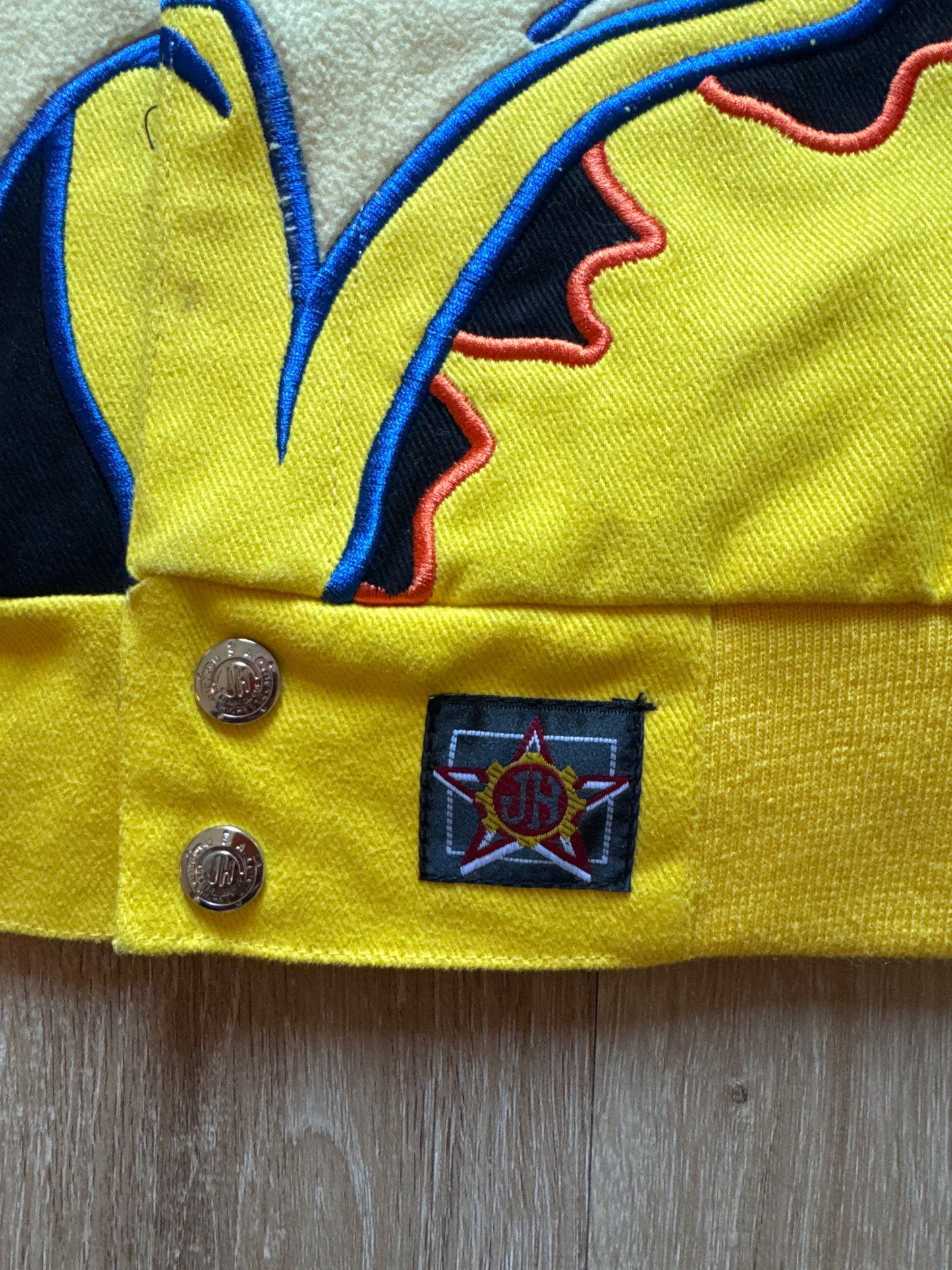 Vintage Youth Jeff Hamilton Design Wonka Banana Laffy Taffy Varsity Jacket