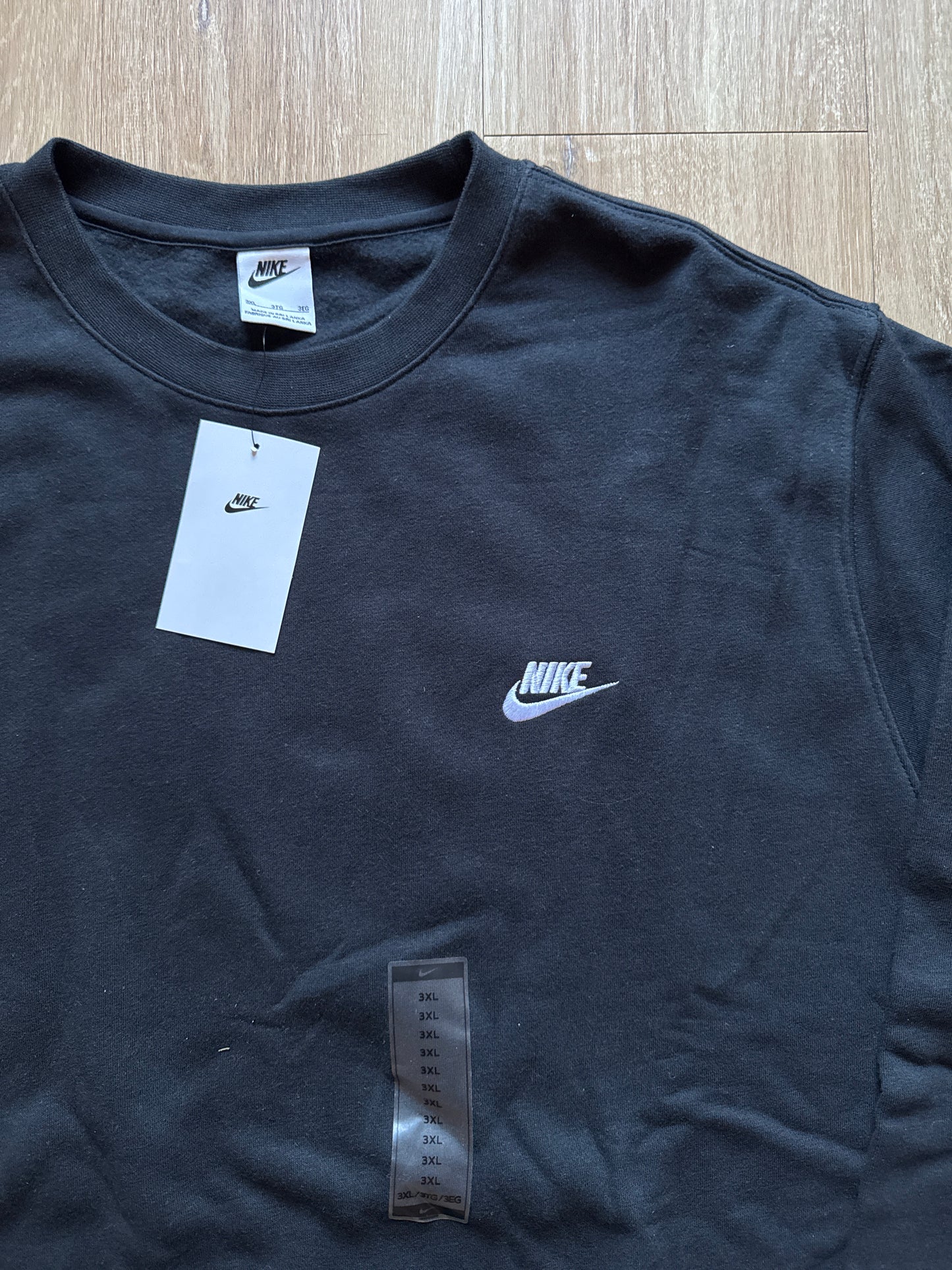 Nike Logo Black Sweatshirt