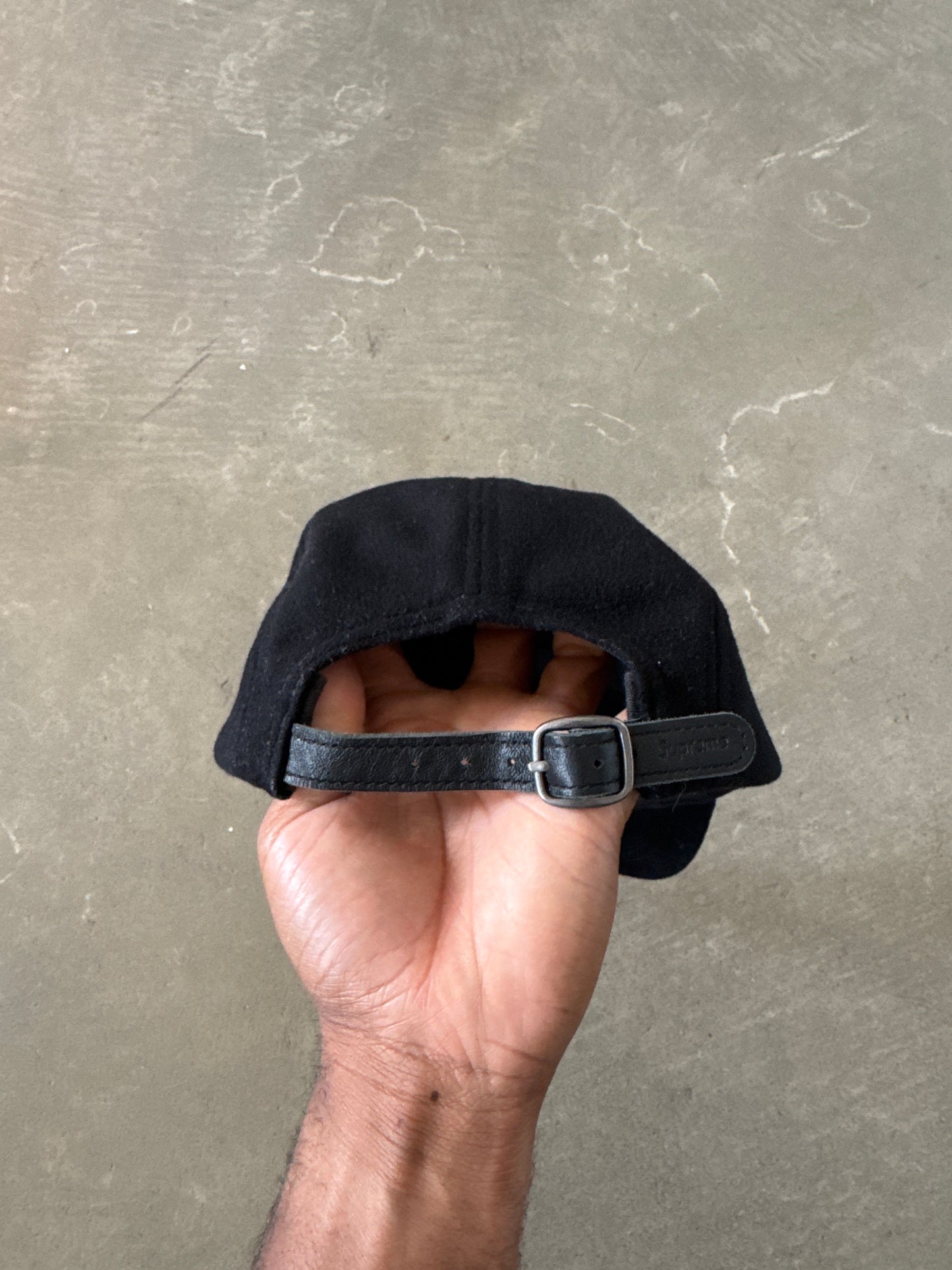 Supreme Loro Piana Capolavoro Wool Black Camp Cap