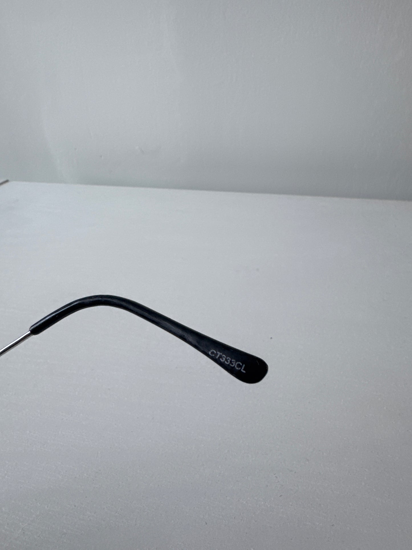 Vintage 90s Sun Ban Half Rim Metal Cheetah Glasses