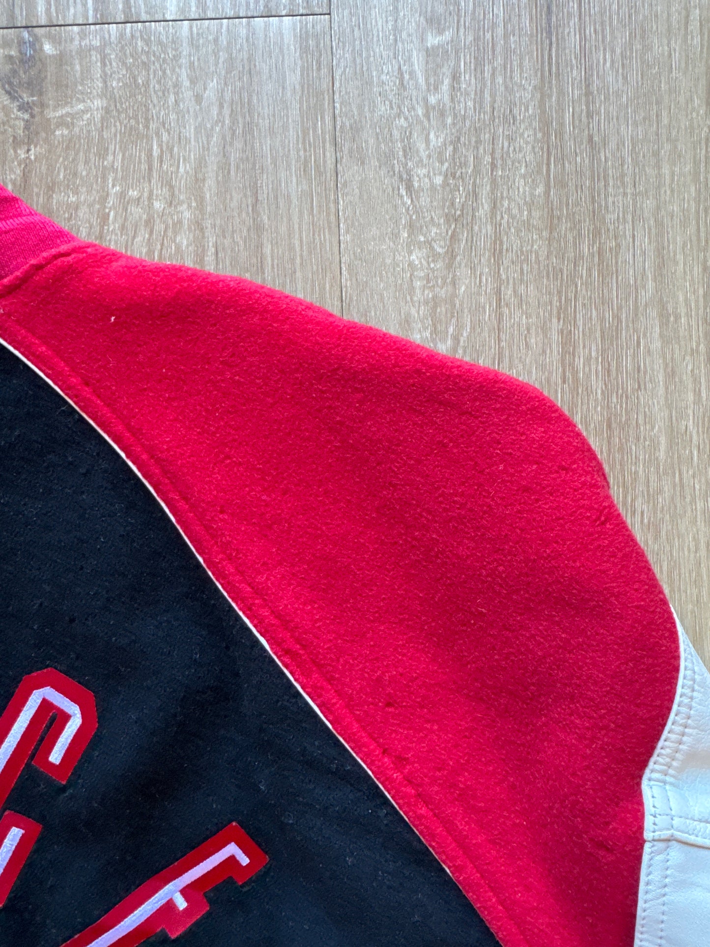 Vintage 90s Nike Force Basketball Snap Button Letterman Varsity