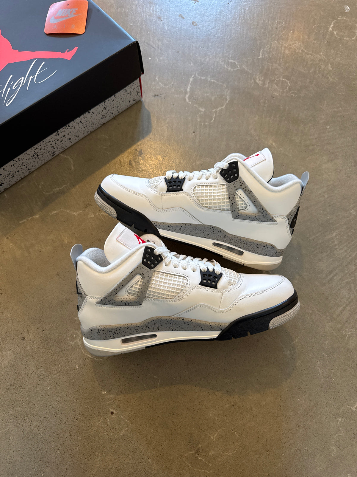 Jordan Retro 4 White Cement (2025)