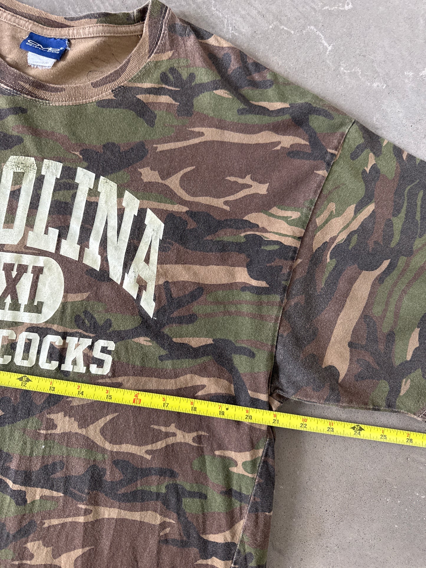 Vintage University Of South Carolina Gamecocks Military Camo Tee